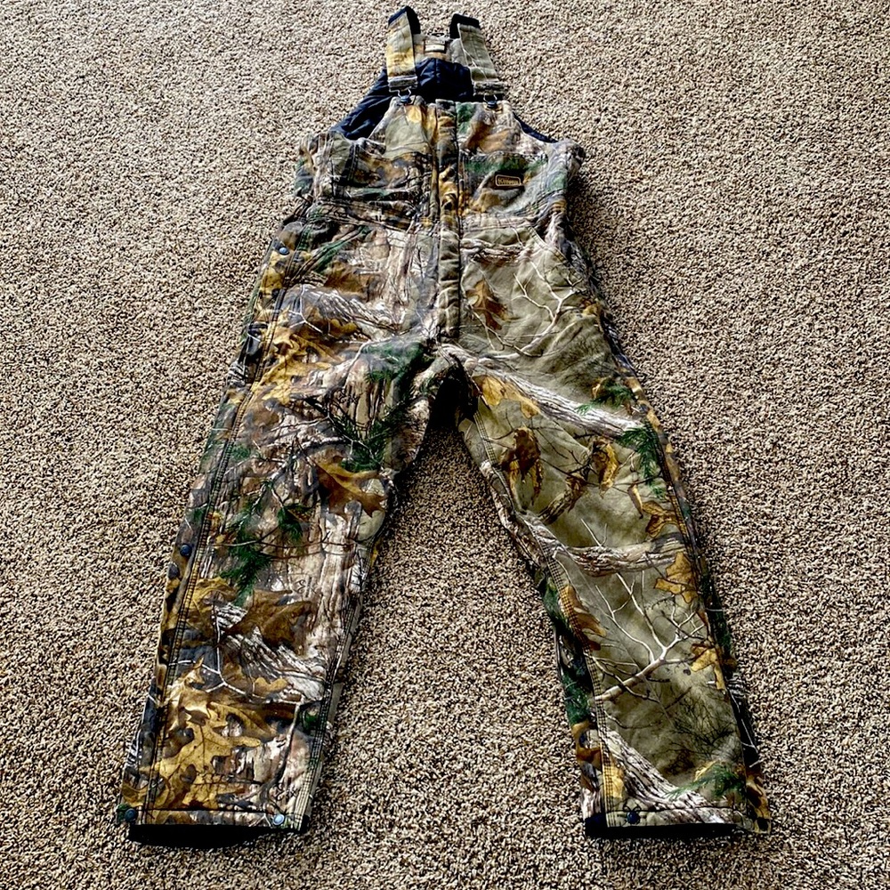Camo Schmidt insulated overalls
